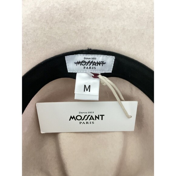 Mossant Paris Hat Size M Pink Felt Fedora Trail Dusted Australian Wool - Picture 3 of 14